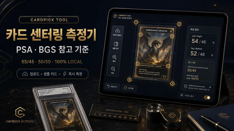 포켓몬 카드 센터링 측정기